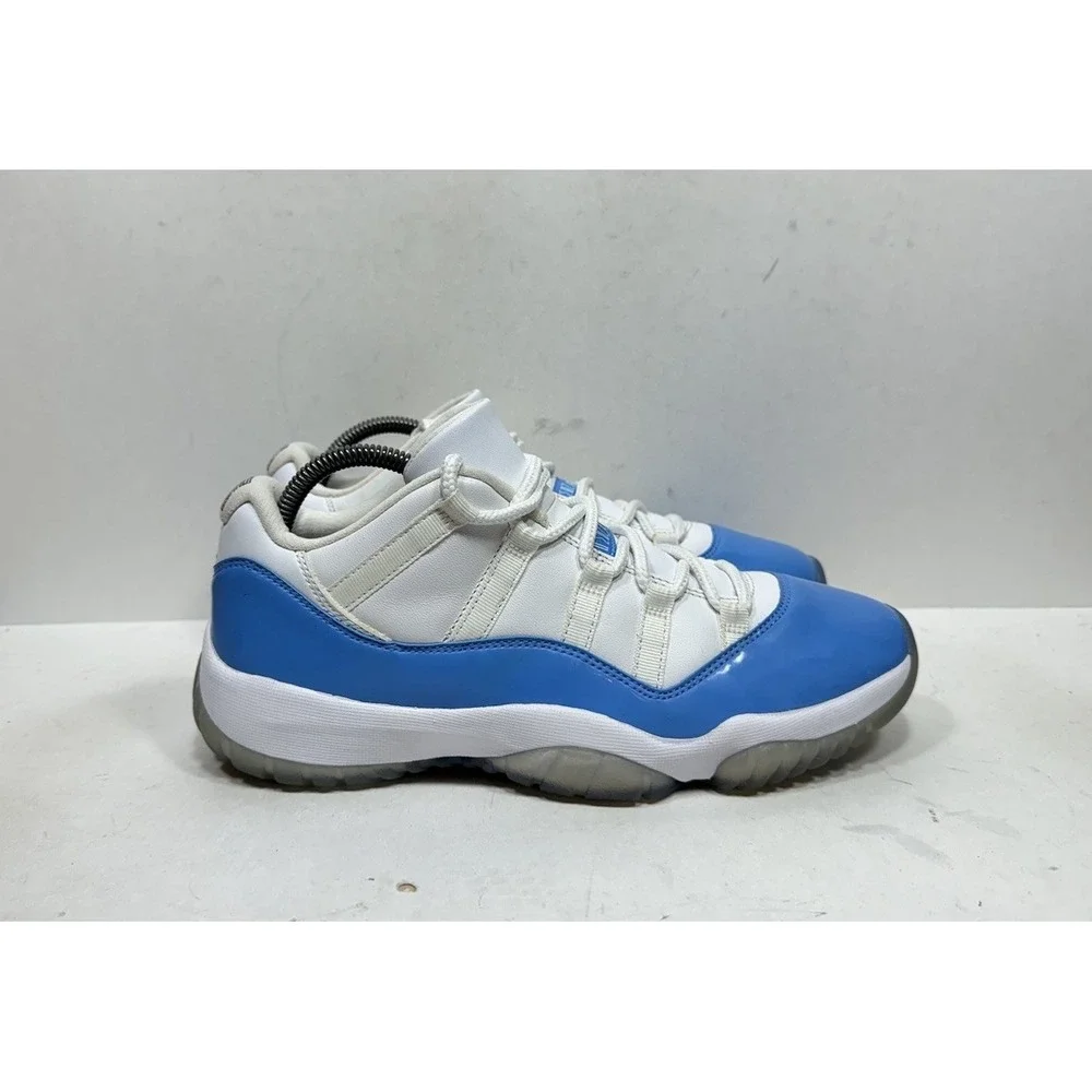 Jordan 11 Retro Low UNC White University Blue 528895-106 Sneaker Mens Sz 9 2017